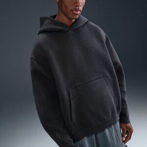 Nike Tech - Oversized Hoodie - Anthracite Black